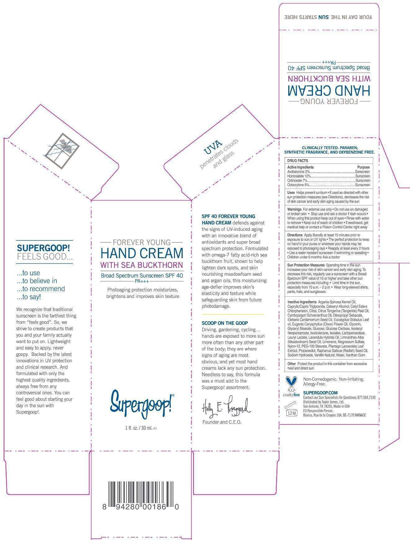 Forever Young Hand Broad Spectrum SPF 40